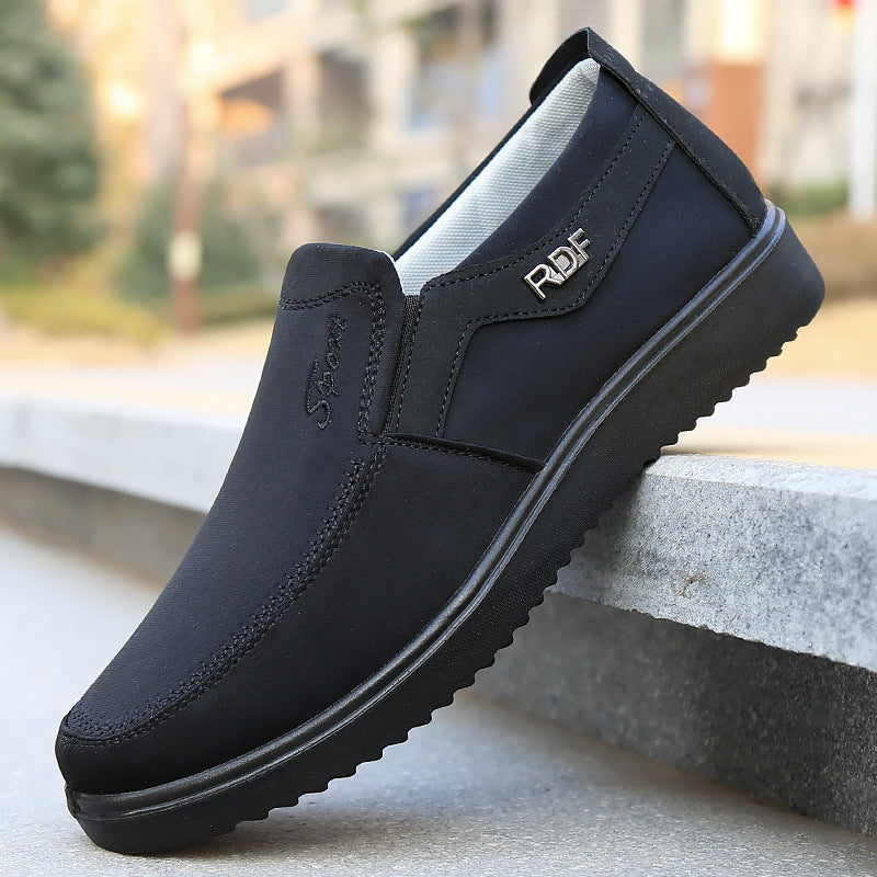 Manufacturers wholesale large size polyurethane cloth shoes Old Beijing cloth shoes waterproof wear-resistant lightweight slip-on casual shoes for the elderly