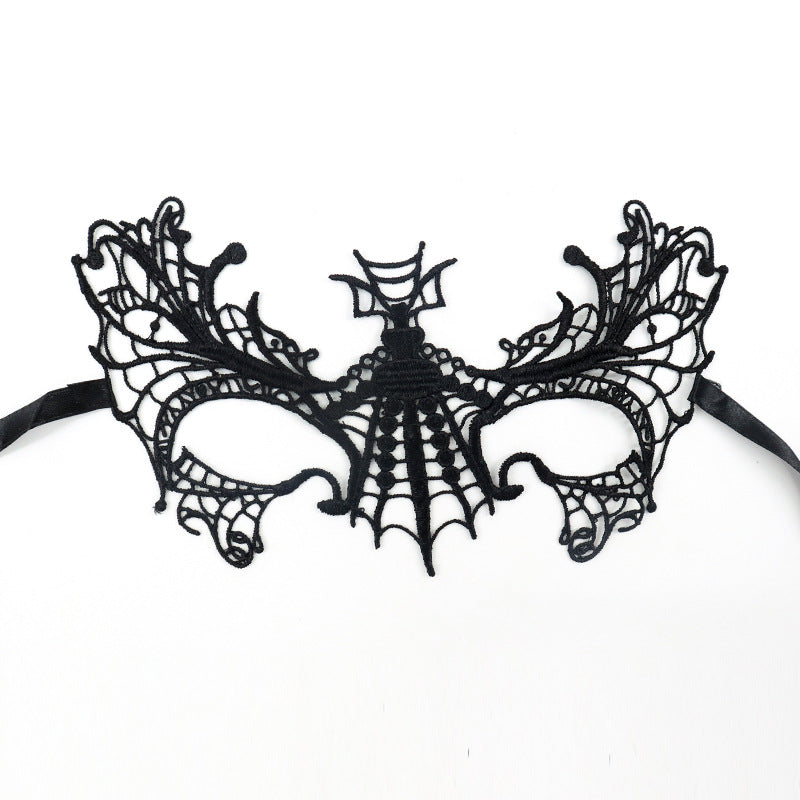 Cross-border exclusive masquerade party lace mask Christmas Halloween fun unshaped eye mask supplies