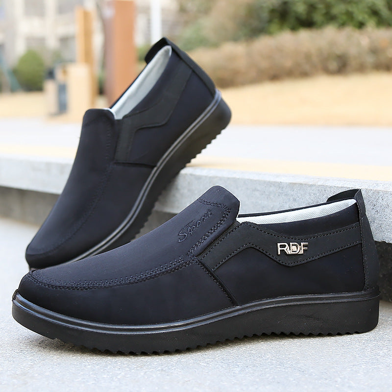 Manufacturers wholesale large size polyurethane cloth shoes Old Beijing cloth shoes waterproof wear-resistant lightweight slip-on casual shoes for the elderly