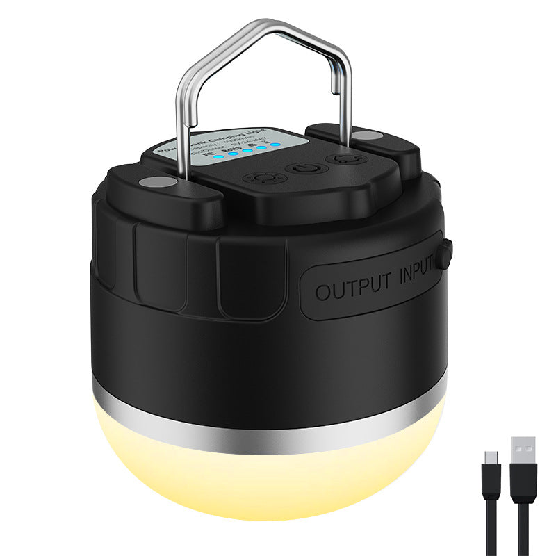 Magnetic camping lighting waterproof camp lamp outdoor camping lamp multi-function USB charging tent light led emergency light