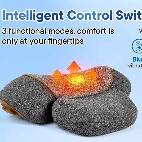 3 in 1 Neck Massage Pillow Relieves Shoulder Pain Massage Neck Support with Heat Traction Massager Exclusive