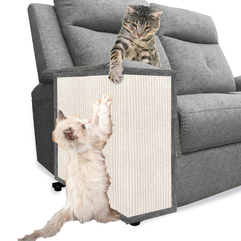 Cat scratching mat vertical sisal mat does not shed chips wear-resistant anti-scratch stickers anti-cat protective sofa artifact cat toy cat scratching board