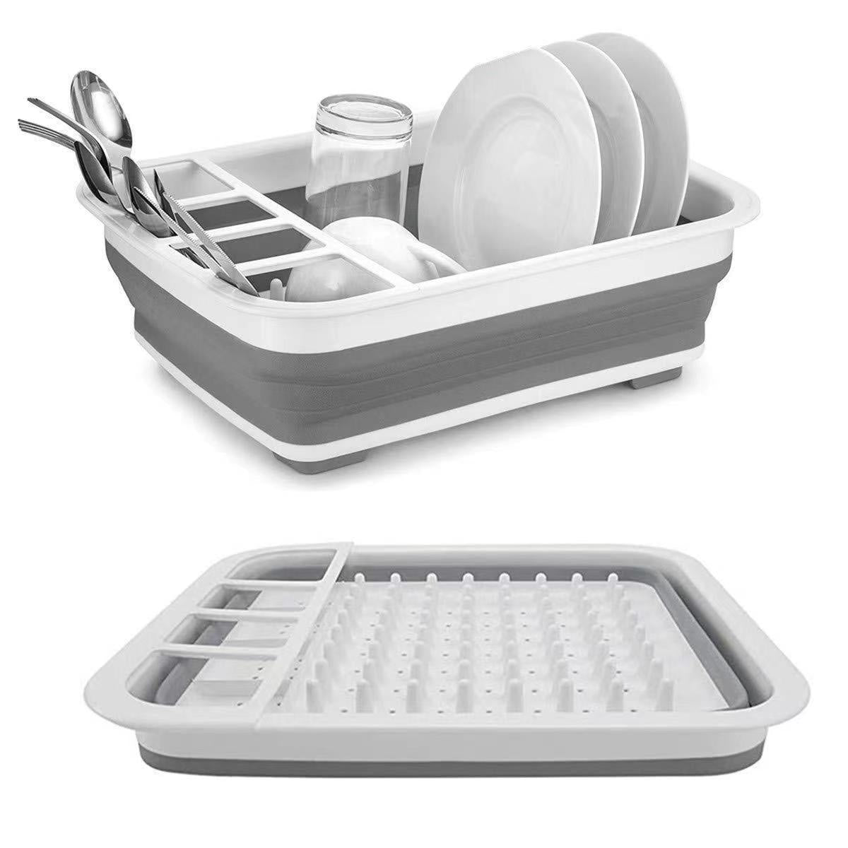 Foldable drain bowl rack new kitchen bowl and chopstick storage rack multi-function sink drain rack drying rack