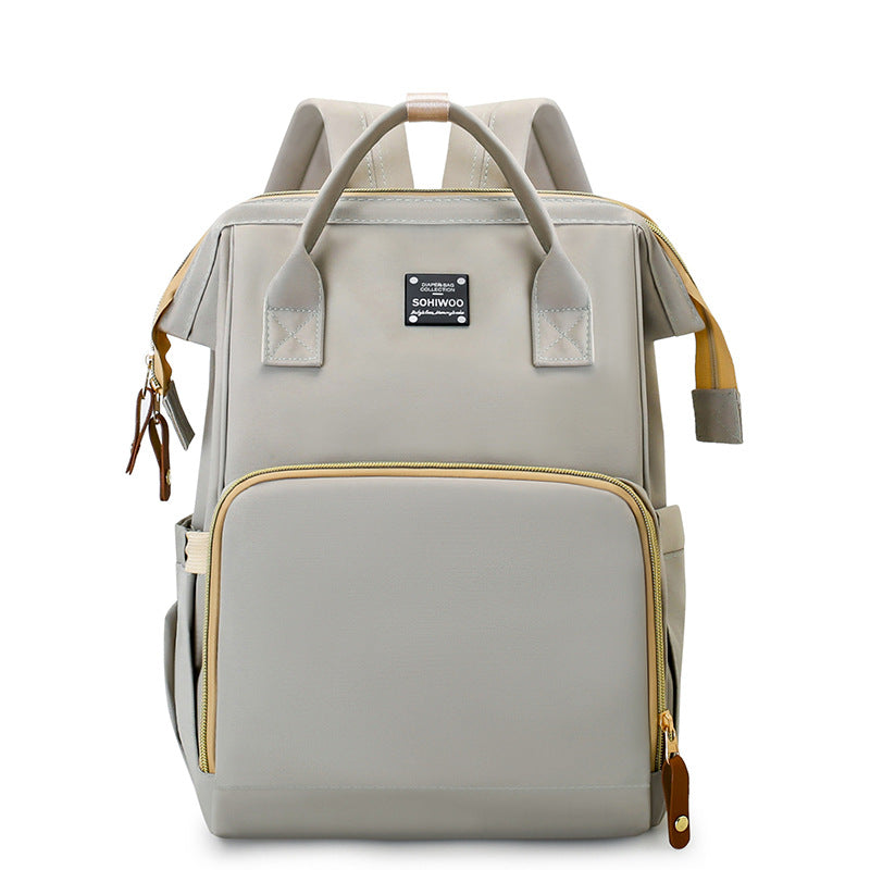 Mommy bag cross-border European and American style fashionable multifunctional portable mother and baby bag outdoor travel weight-reducing insulation mommy bag