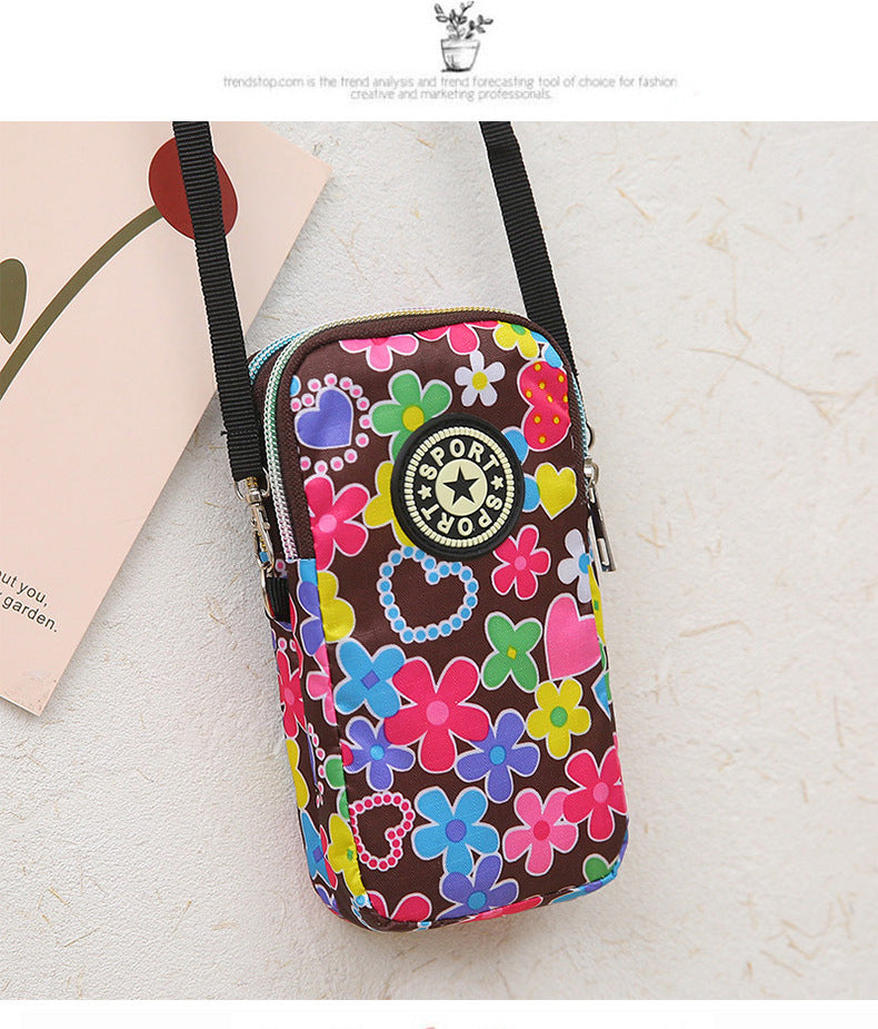 【Manufacturer wholesale】Spring and summer new fashion simple Japanese and Korean new mobile phone bag crossbody bag coin purse women's bag