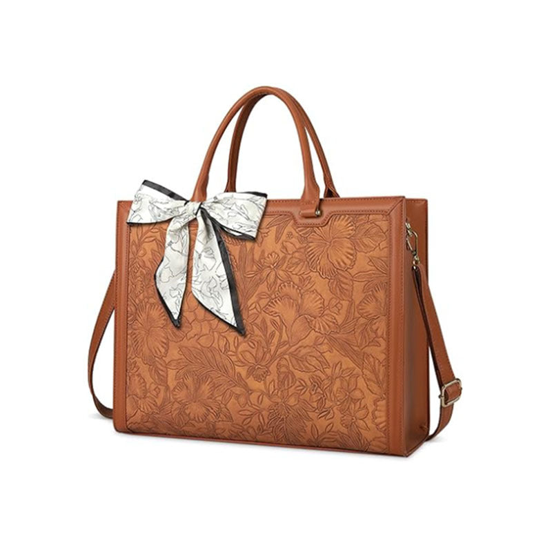 Cross-border ladies laptop bag 15.6-inch notebook handbag high-end business computer briefcase