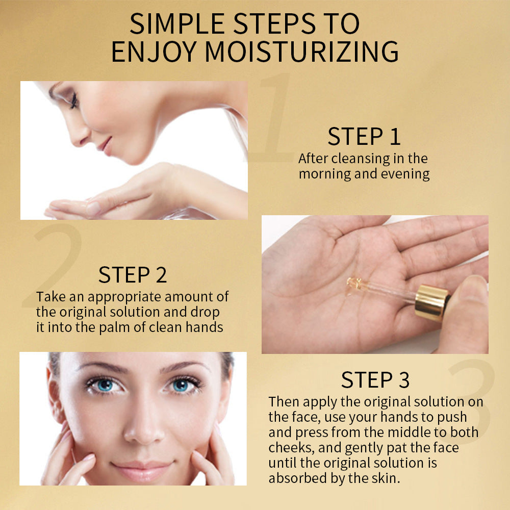 Cross-border English 24k gold niacinamide stock solution Goldserum hydrating essence Southeast Asia hot essence