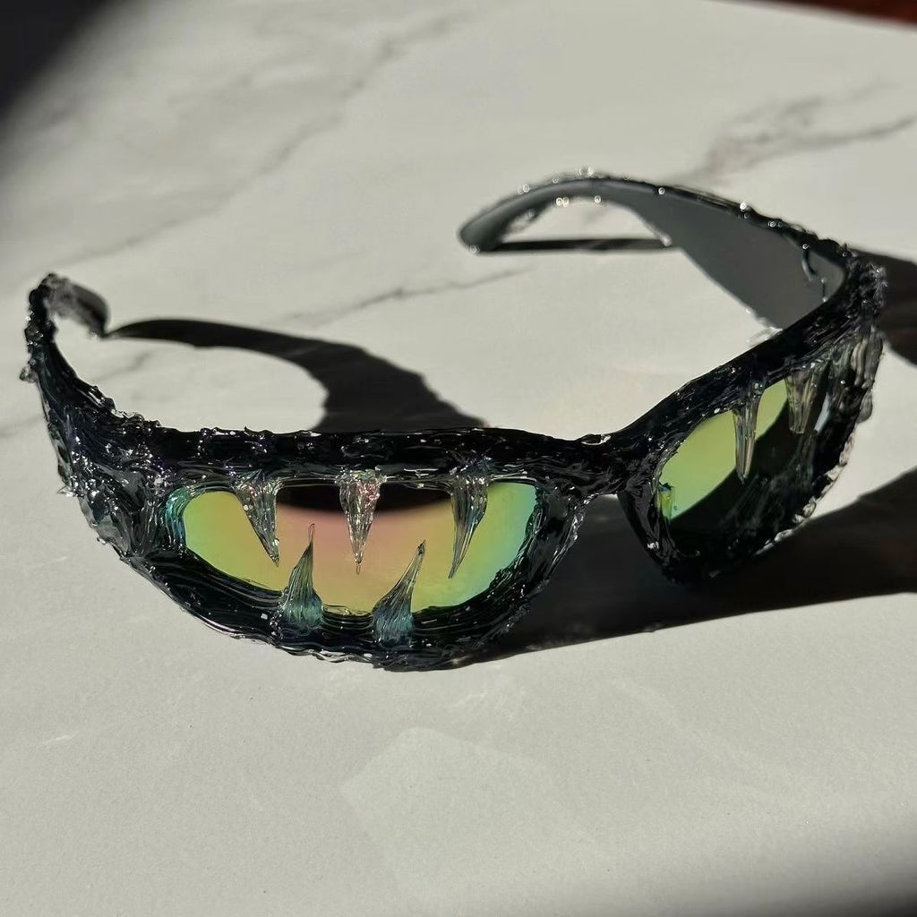 Cross-border Popular Halloween American Dark Abigail Epoxy Sunglasses