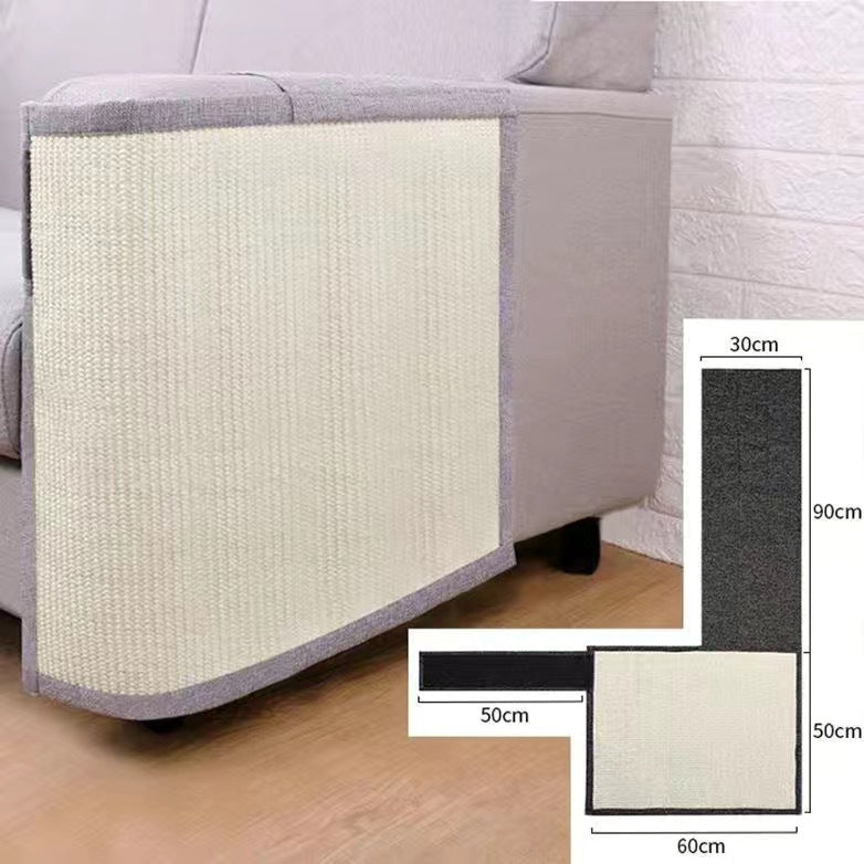 Cat scratching mat vertical sisal mat does not shed chips wear-resistant anti-scratch stickers anti-cat protective sofa artifact cat toy cat scratching board