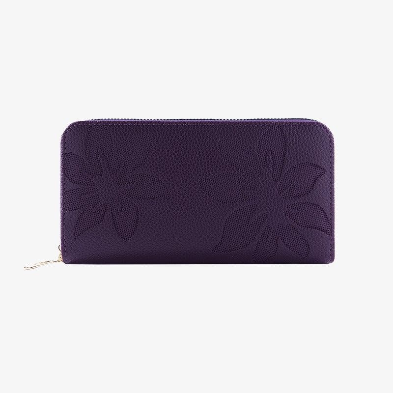 ladies wallet female high-end long clutch bag single zipper large capacity coin purse mobile phone bag horizontal version