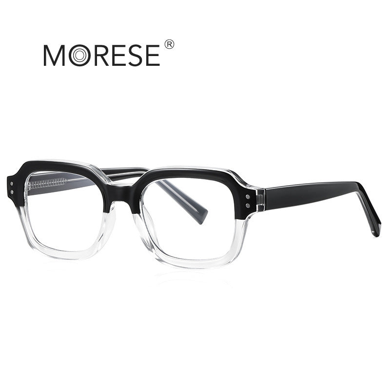 New men's anti-blue light glasses 2190 square frame TR90 retro British style optical frame spot European and American style frame