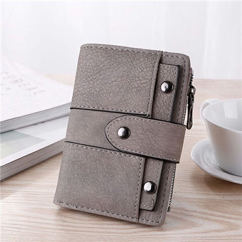 Manufacturers wholesale wallet women short coin purse new style Japanese and Korean small fresh multifunctional card holder buckle women's wallet