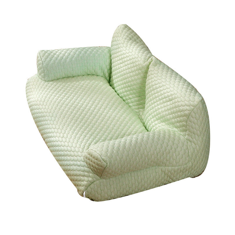 Pet sofa wholesale four seasons universal detachable and washable cat bed dog kennel waterproof breathable ice silk pet supplies cat bed