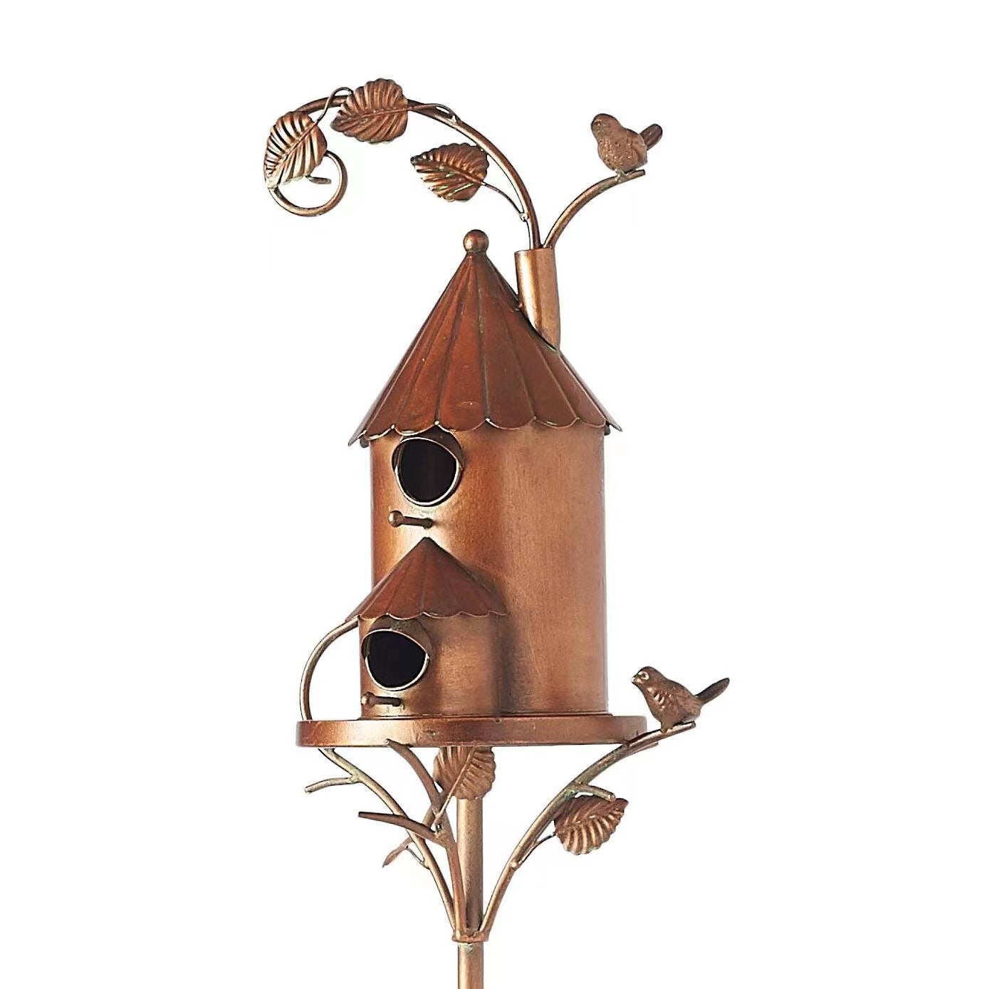 Spot bird house bracket independent stand metal birdhouse  bird nest courtyard decoration outdoor bird house garden ornaments