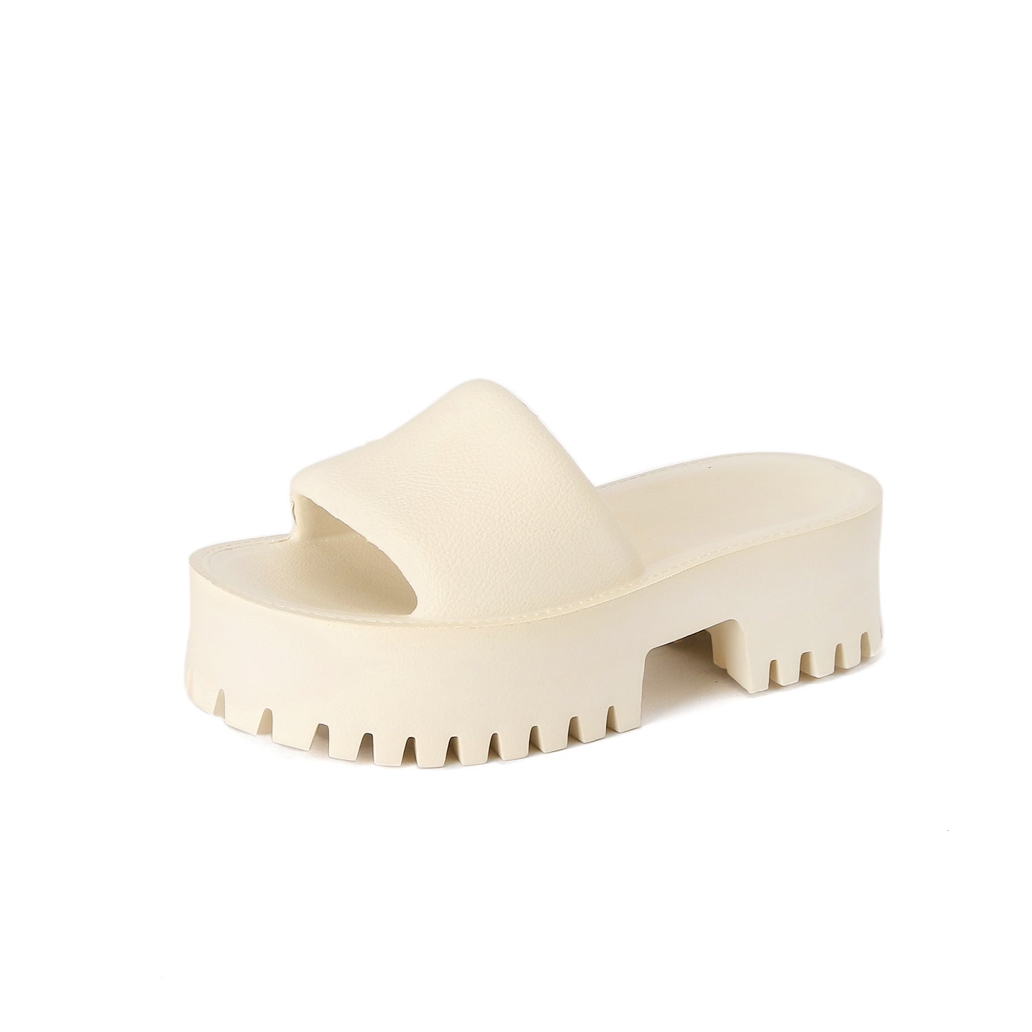 Women's slippers new style outer wear thick sole super high heel European and American ins trendy fashion net red EVA cool casual one-word large size