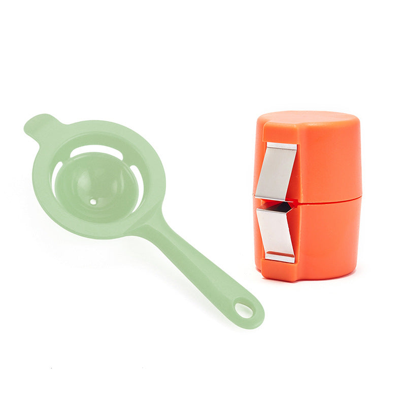Manufacturer's spot egg shell opener portable kitchen mini egg opener anti-crumb egg beater sheller