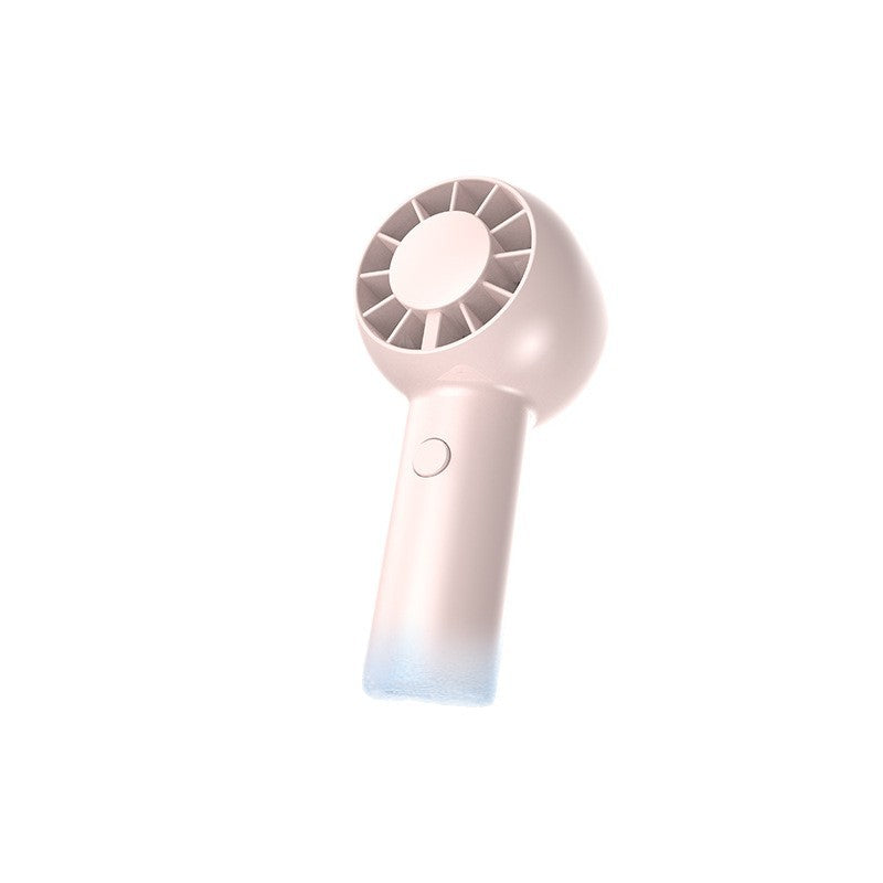 2025 New High Speed Handheld Cooling Fan USB Mini Portable Rechargeable Turbo Small Fan Desktop Fan
