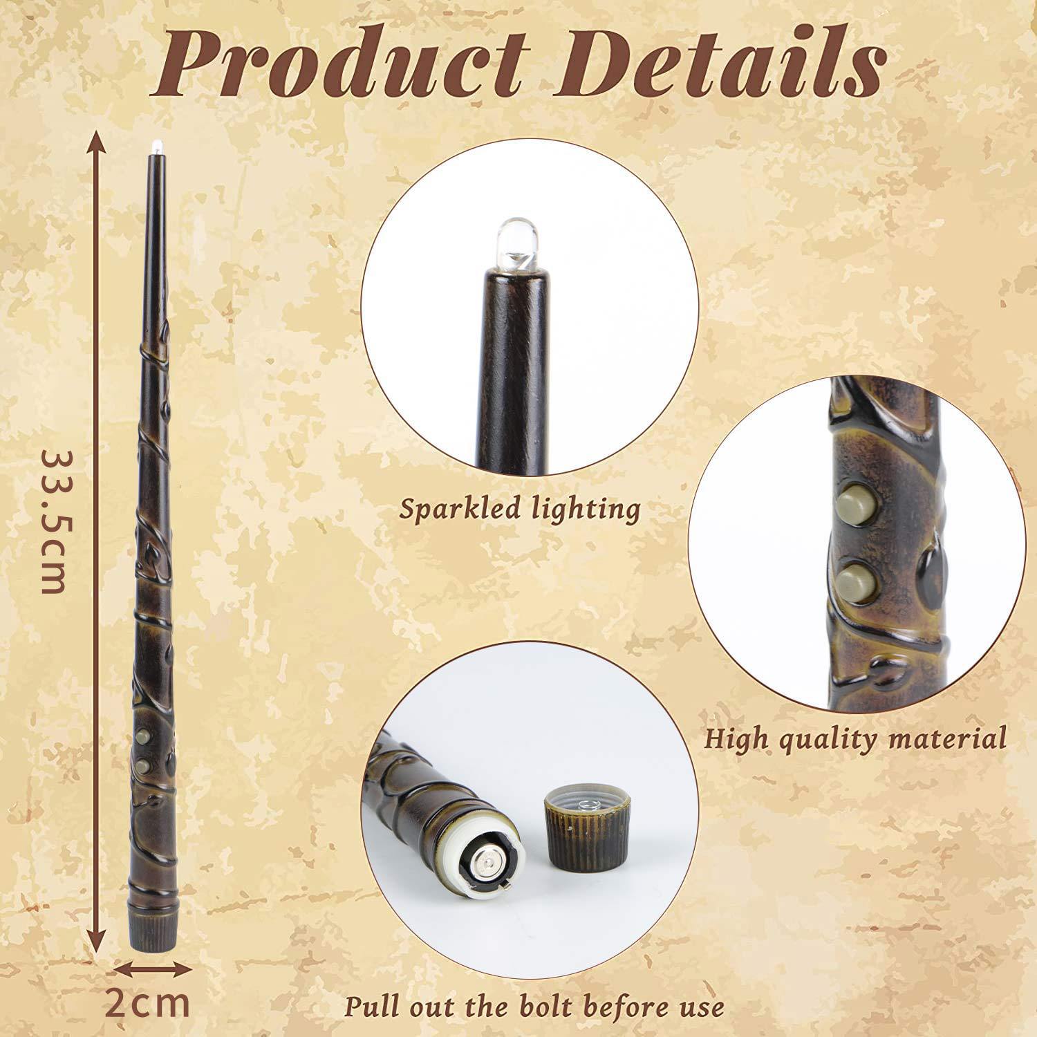 Cross-border hot selling suspended magic wand candle light Halloween scene home led remote control electronic candle