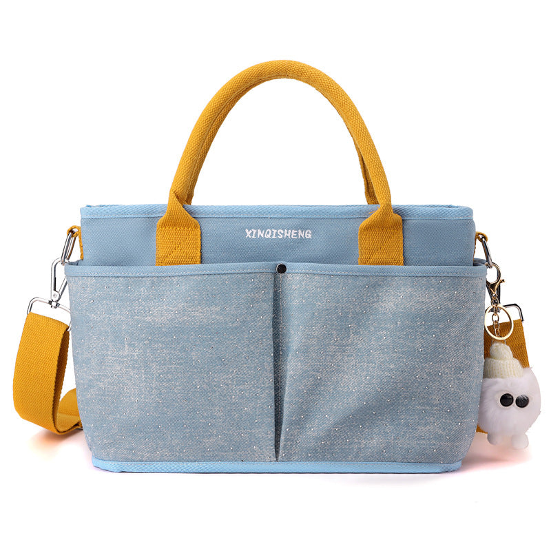 Mommy bag spring new style single shoulder fashionable multifunctional mother and baby bag for traveling milk storage and heat preservation mommy bag