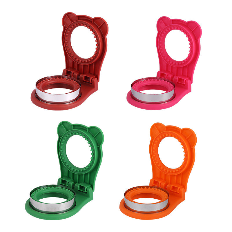 Stainless steel baking tool round sandwich cutting mold cake biscuit toast sandwich pocket