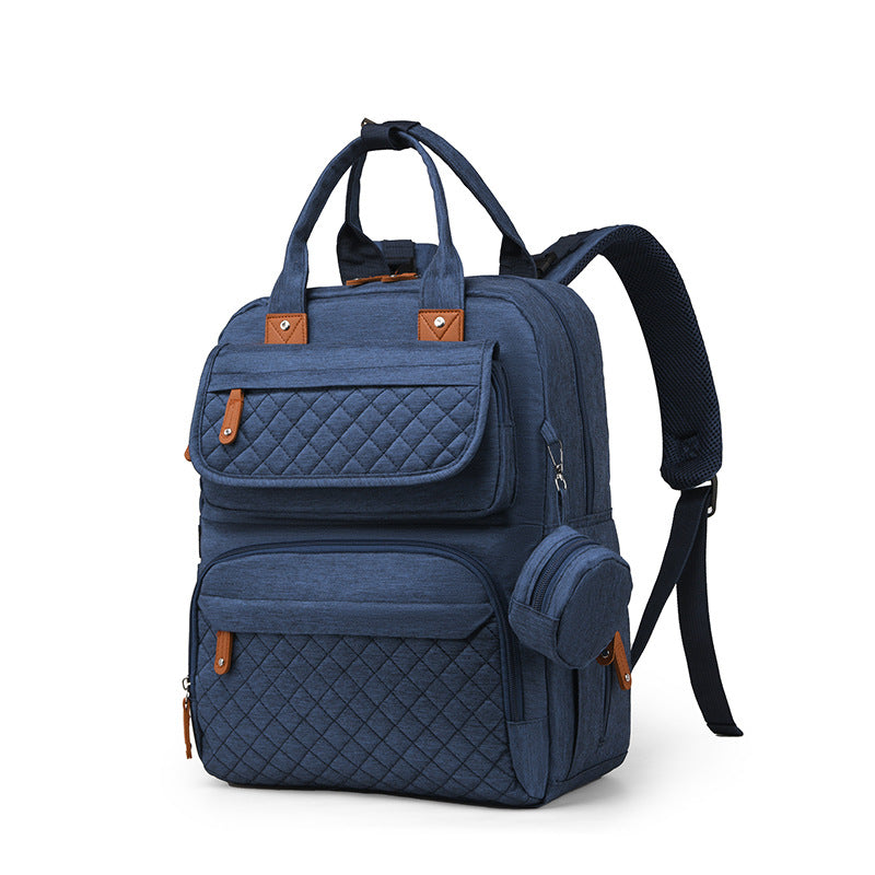 hot selling mommy bag European and American fashion multi-pocket portable mother and baby bag for going out large capacity lightweight mommy bag