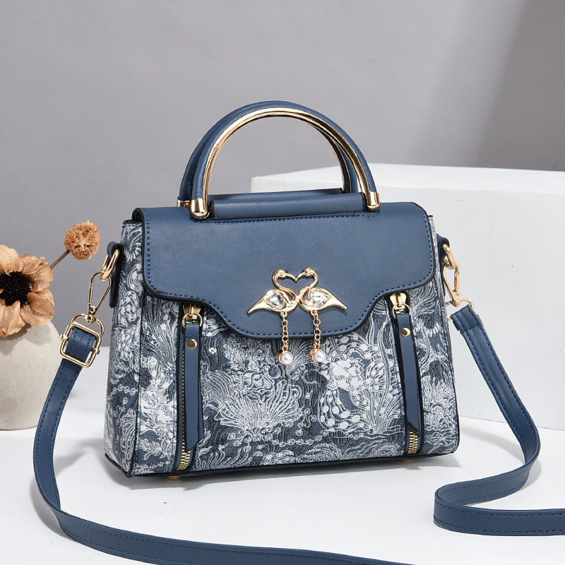 2025 new style pu bag women's bag light luxury ladies handbag high-end shoulder messenger bag small square bag women's cross-border