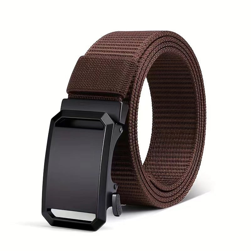 [Cross-border drop shipping] Toothless automatic buckle men's military training casual canvas nylon young people's military training belt
