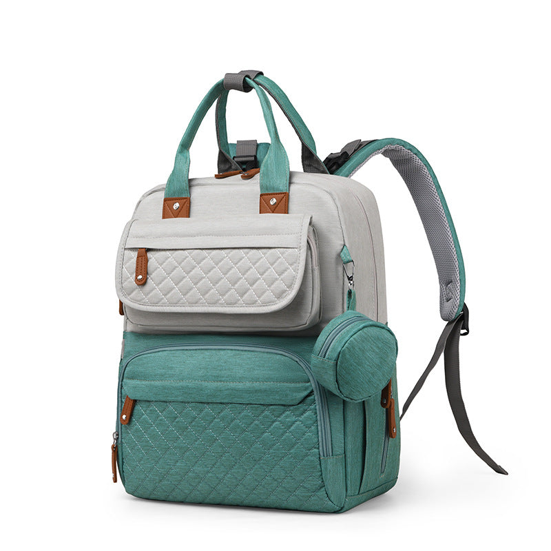 hot selling mommy bag European and American fashion multi-pocket portable mother and baby bag for going out large capacity lightweight mommy bag