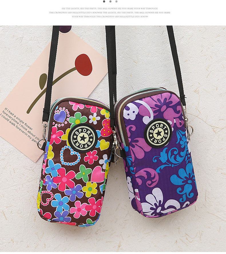 【Manufacturer wholesale】Spring and summer new fashion simple Japanese and Korean new mobile phone bag crossbody bag coin purse women's bag
