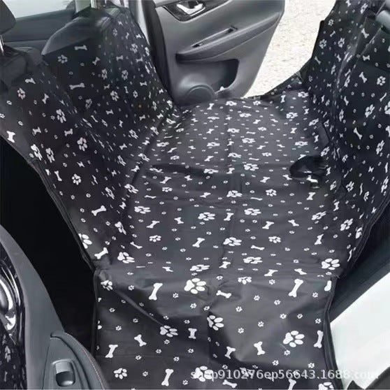 Car pet mat rear dog seat cushion moisture-proof and dirt-proof car back seat cushion thickened Oxford cloth pet seat cushion