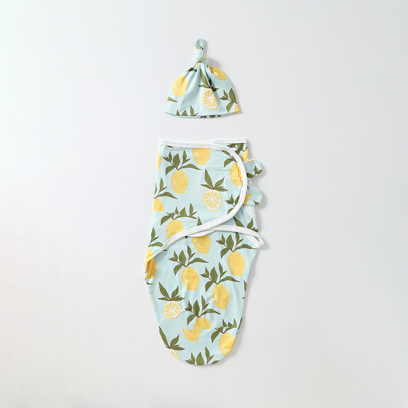 Baby swaddle thin baby blanket newborn hooded suit brushed cloth blanket summer and autumn cross-border