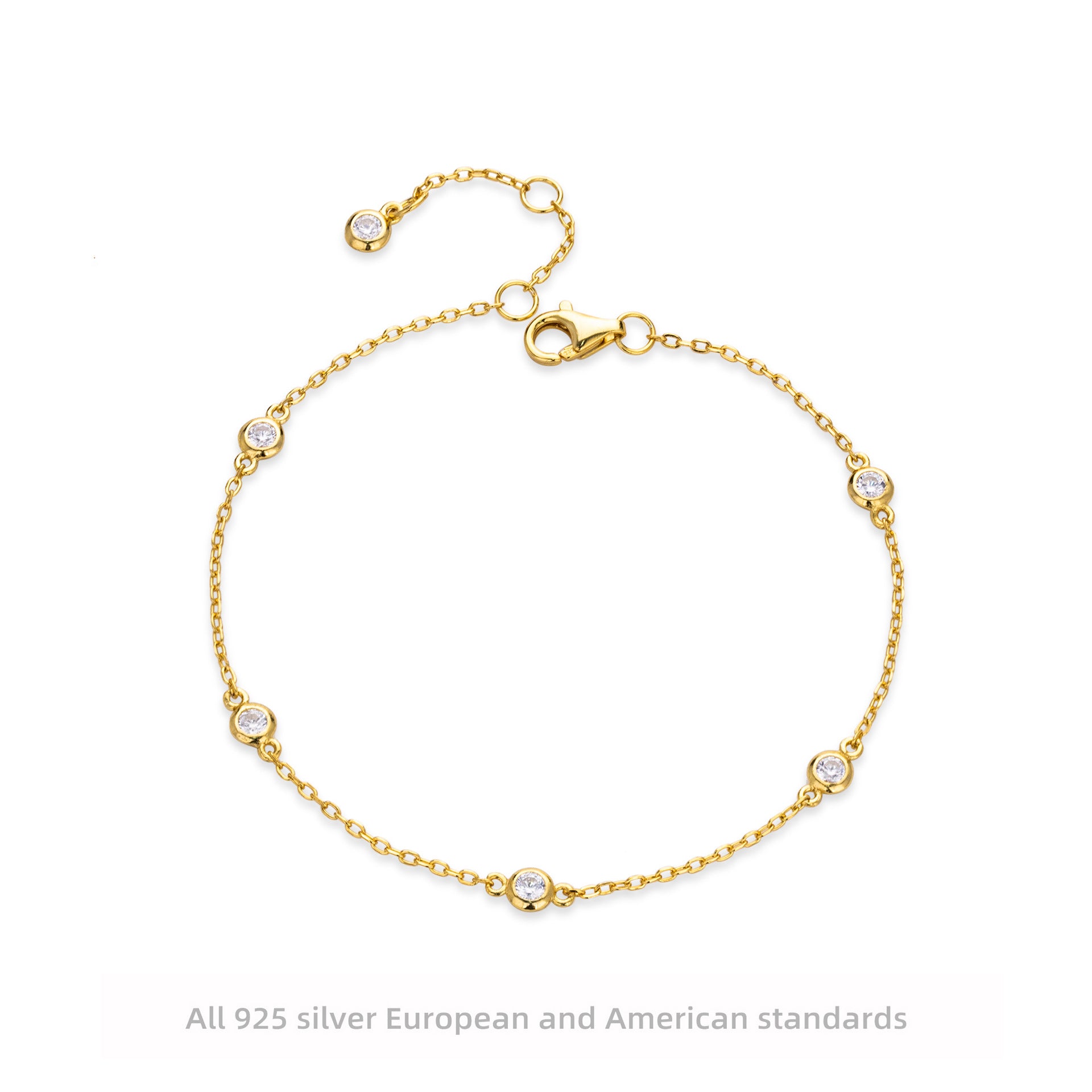 Cross-border new S925 sterling silver bracelet fashionable and simple women's hand jewelry personality light luxury high-end niche jewelry female