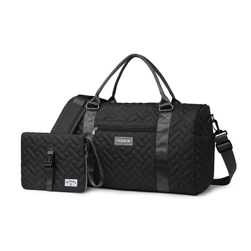 New fashion mother and baby travel bag two-piece multifunctional mother and baby bag large size portable travel bag