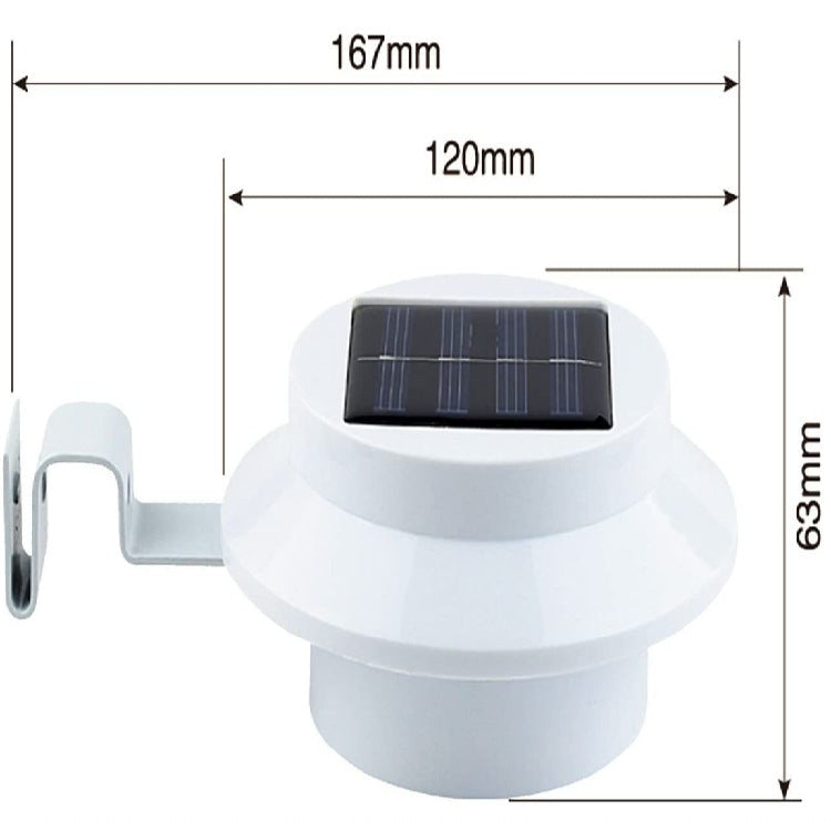 Cross-border guardrail LED solar light gutter light outdoor rainproof wall light fence light solar railing eaves light