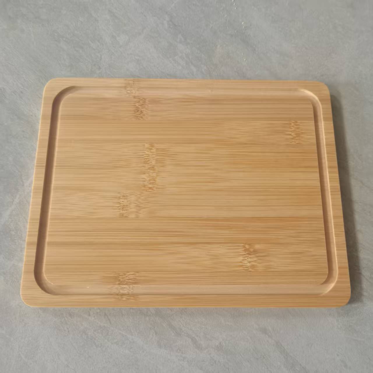 bamboo butter box butter storage kitchenware with lid fresh-keeping box cover transparent cover bamboo wooden tray dinner plate
