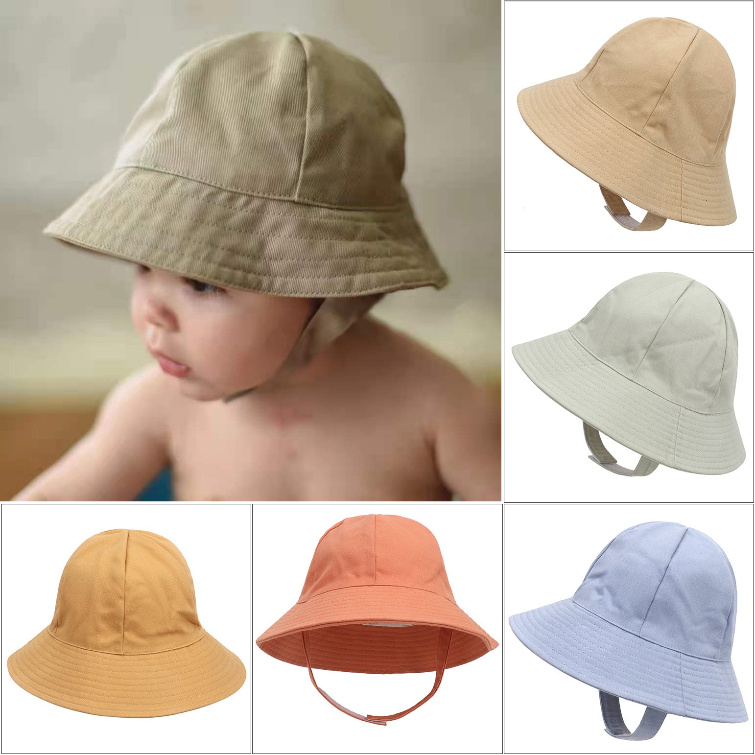 new Japanese children's fisherman hat sun hat cover face anti-ultraviolet summer